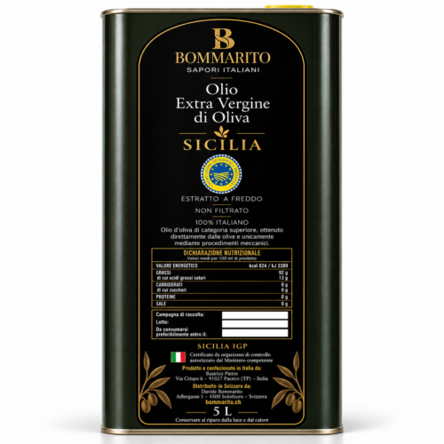 Bommarito – Natives Olivenöl Extra IGP Sicilia 5 L